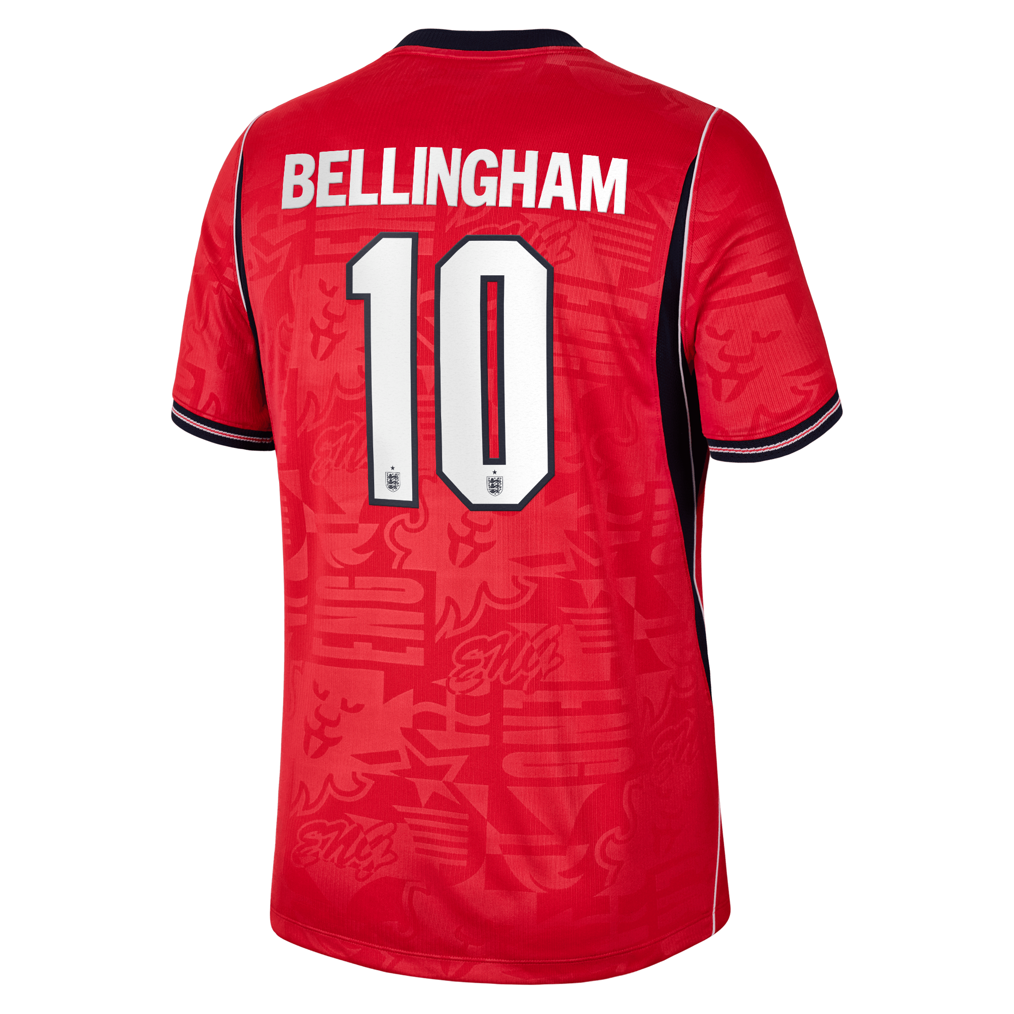 Jude Bellingham England National Team Nike 2026 Away Stadium Jersey - Red
