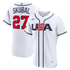 Tarik Skubal USA Baseball Nike 2026 World Baseball Classic Home Jersey - White