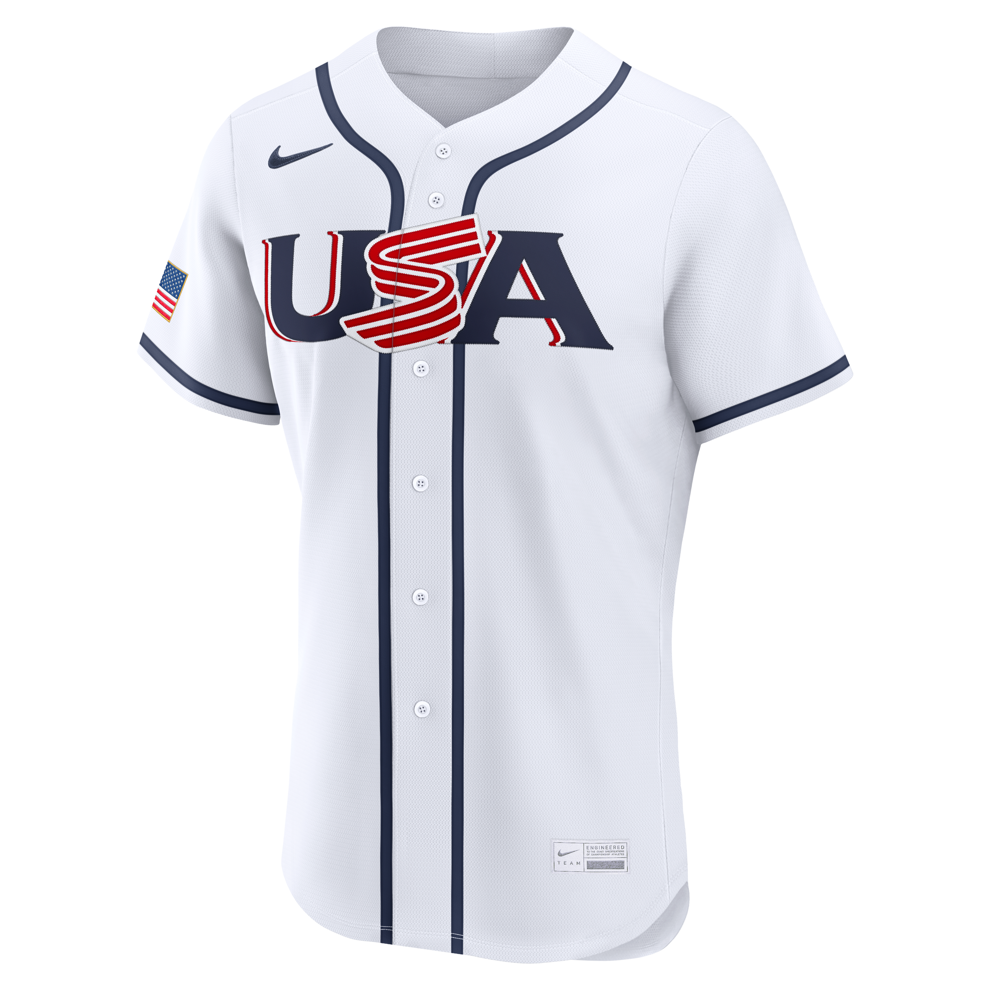 USA Baseball Nike 2026 World Baseball Classic Home Jersey - White