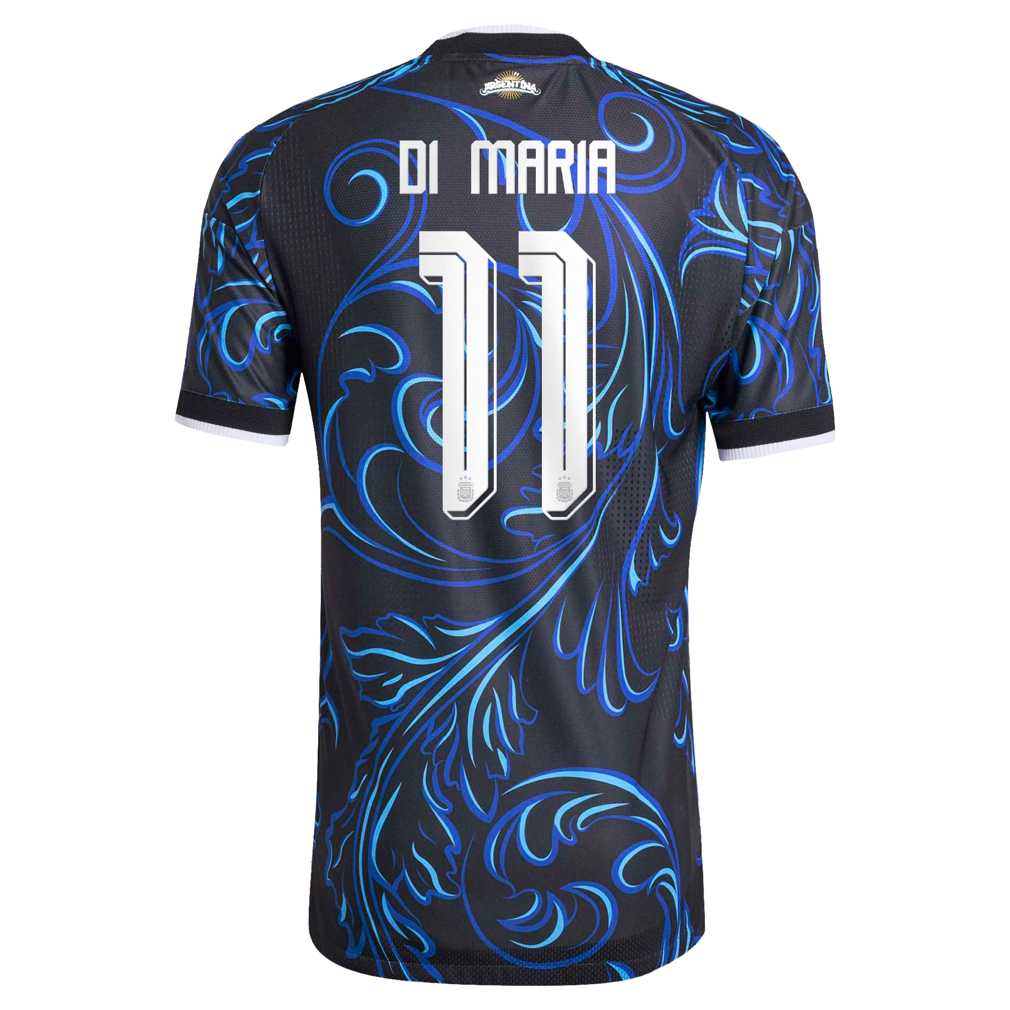Angel Di Maria Argentina National Team adidas 2026 Away On-Field Jersey - Black