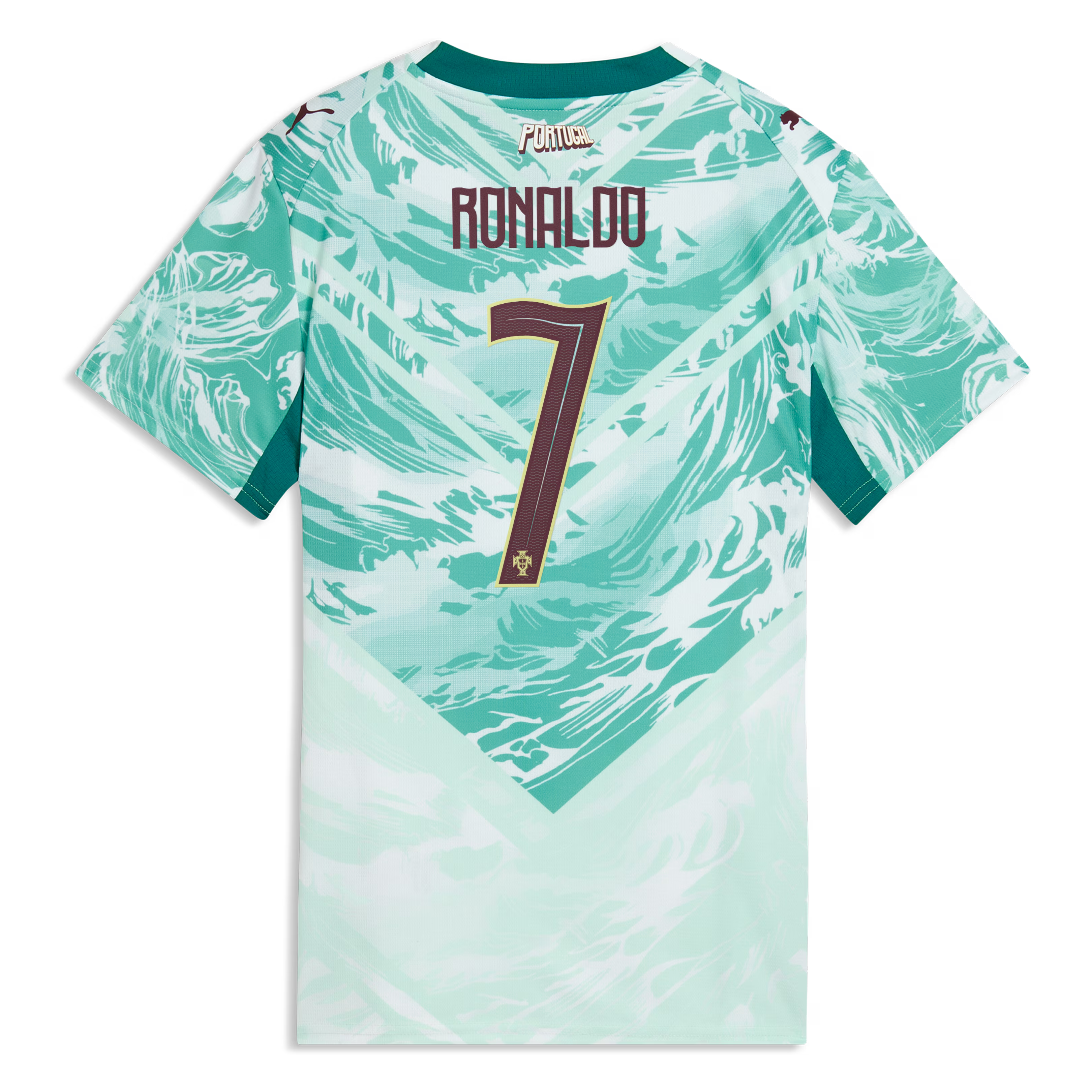 Cristiano Ronaldo Portugal National Team Puma 2026 Away Jersey - Green