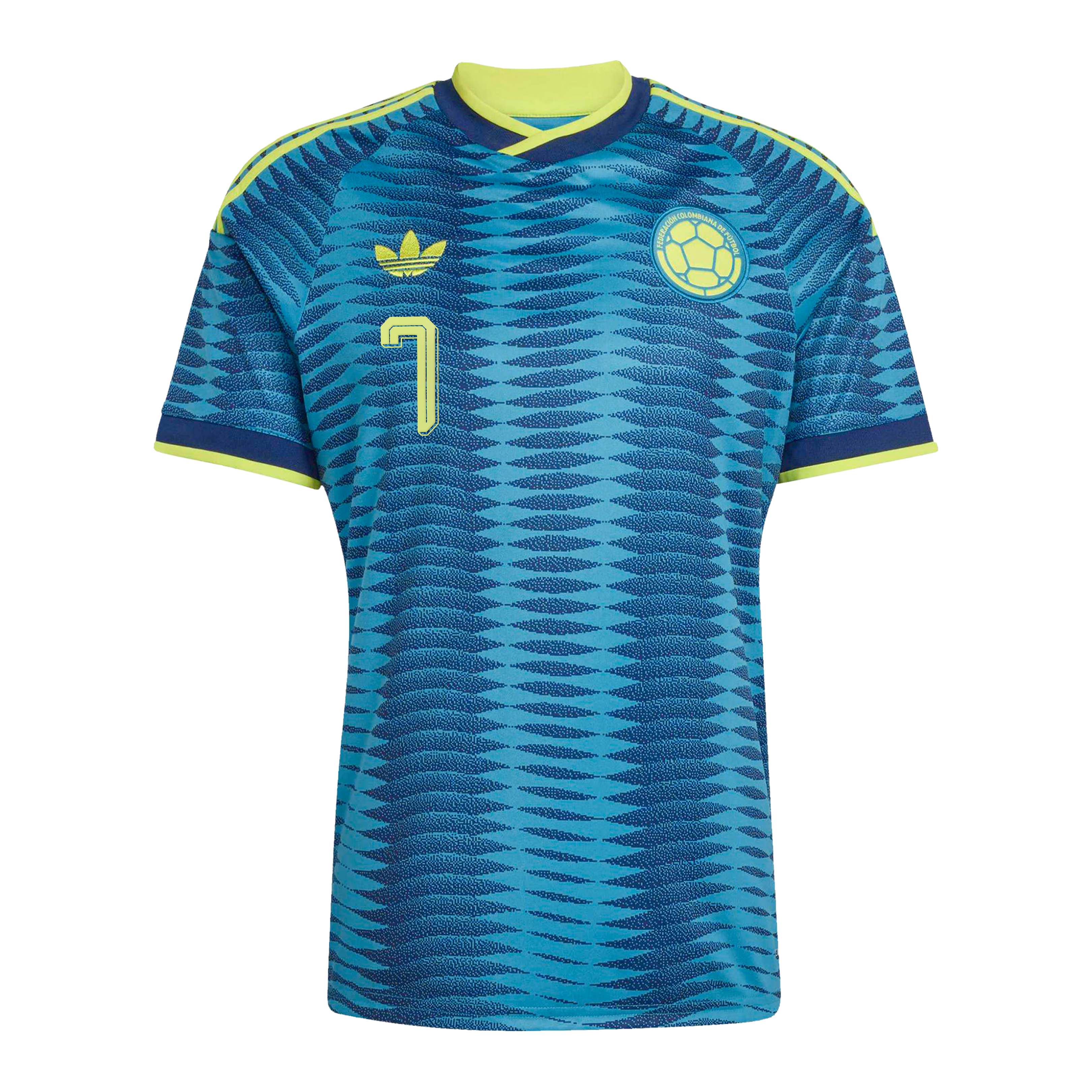 Luis Diaz Colombia National Team adidas 2026 Away Jersey - Turquoise
