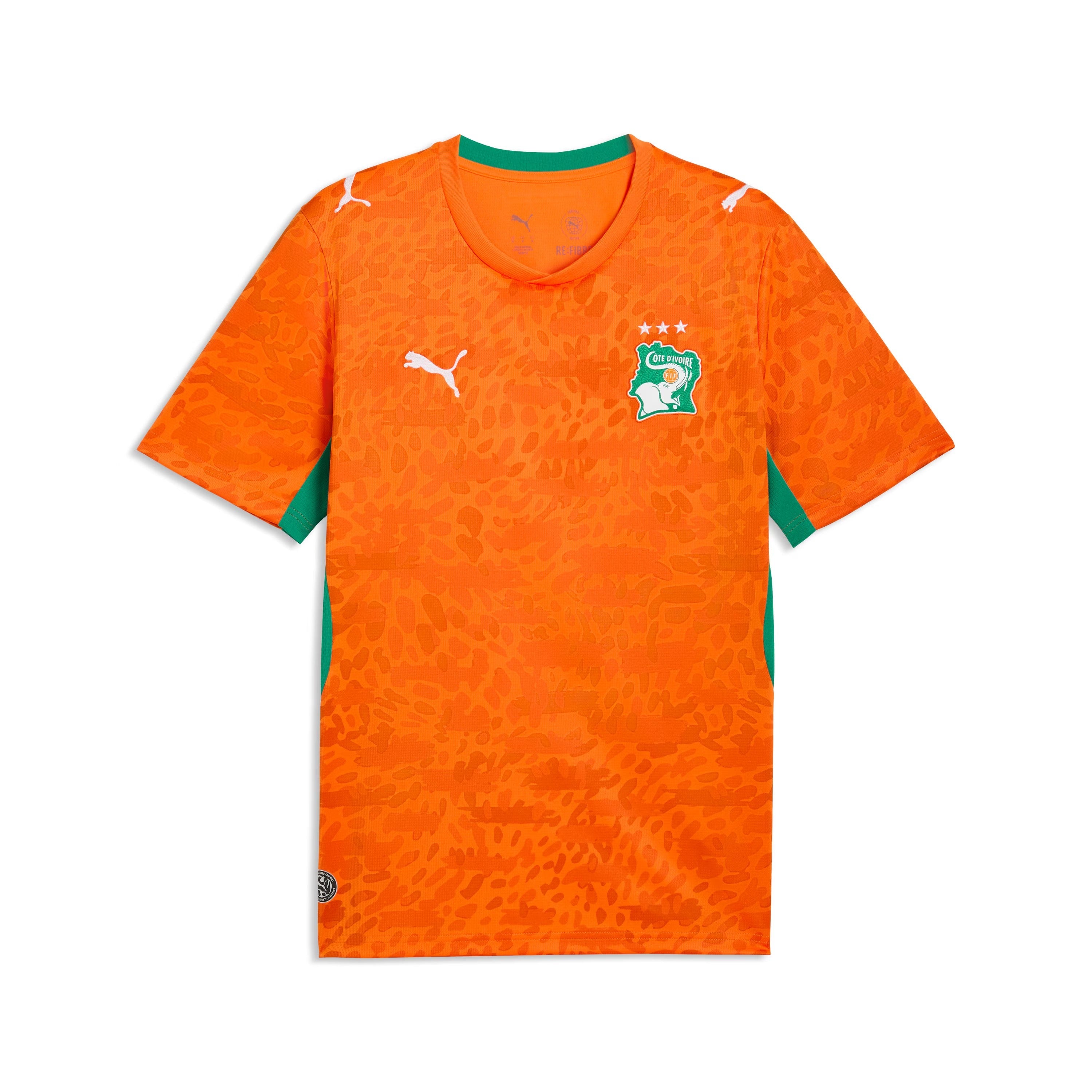 Ivory Coast National Team Puma 2026 Home Jersey - Orange