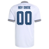 Italy National Team adidas 2026 Away On-Field Custom Jersey - Light Blue