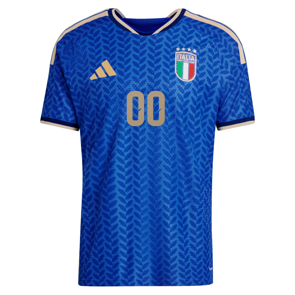 Italy National Team adidas FIFA x World Cup 2026 Home On Field Custom Jersey - Blue