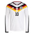Jamal Musiala Germany National Team adidas 2026 Home Long Sleeve Jersey - White