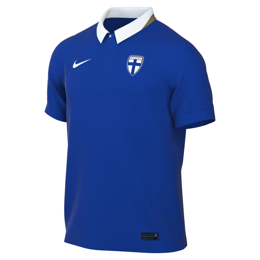 Finland National Team Nike 2026 Away Stadium Jersey - Blue