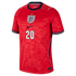 Cole Palmer England National Team Nike 2026 Away Stadium Jersey - Red