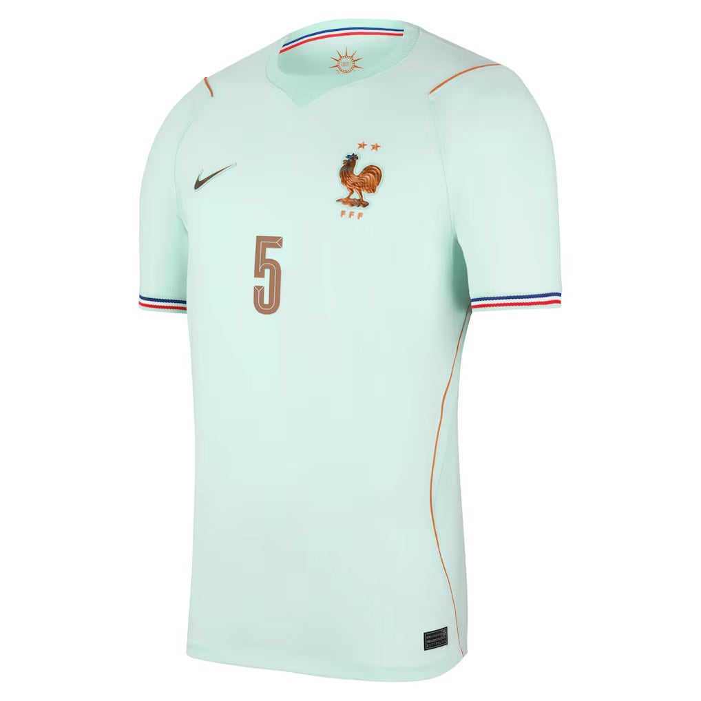 Jules Koundé France National Team Nike 2026 Away Stadium  Jersey - Green