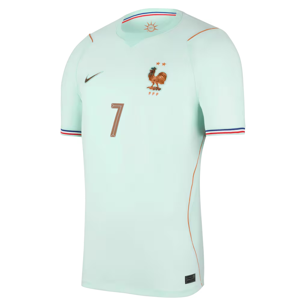 Ousmane Dembélé France National Team Nike 2026 Away Stadium Jersey - Green