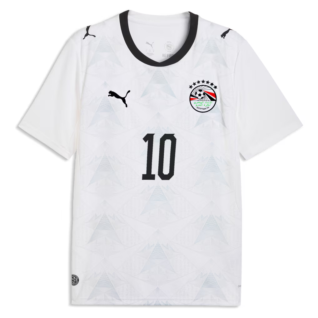 Mohamed Salah Egypt National Team Puma 2026 Away Jersey - White