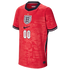 England National Team Nike Youth 2026 Away Stadium Custom Jersey - Red