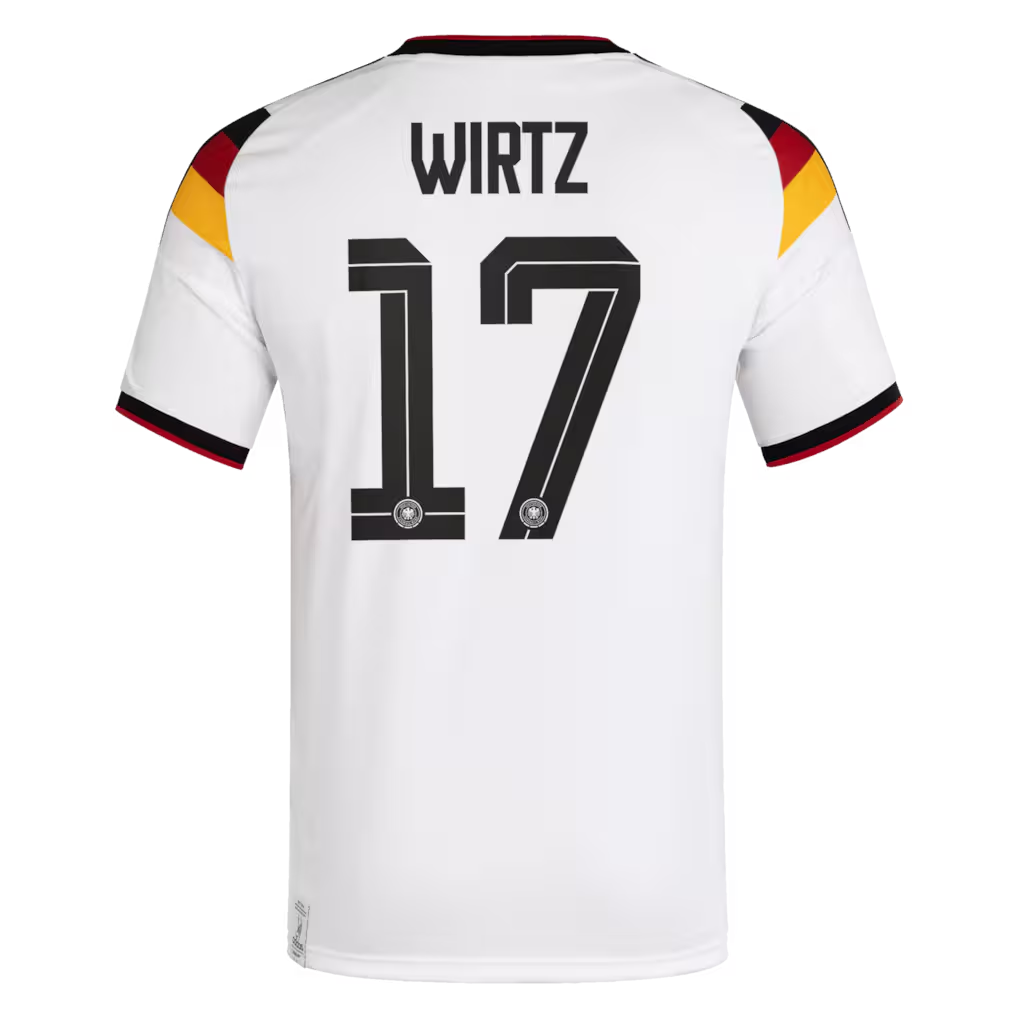 Florian Wirtz Germany National Team adidas 2026 Home Jersey - White