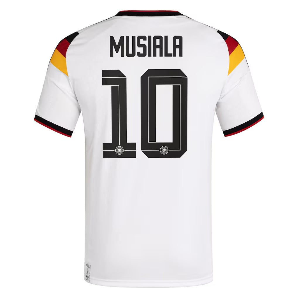 Jamal Musiala Germany National Team adidas 2026 Home Jersey - White