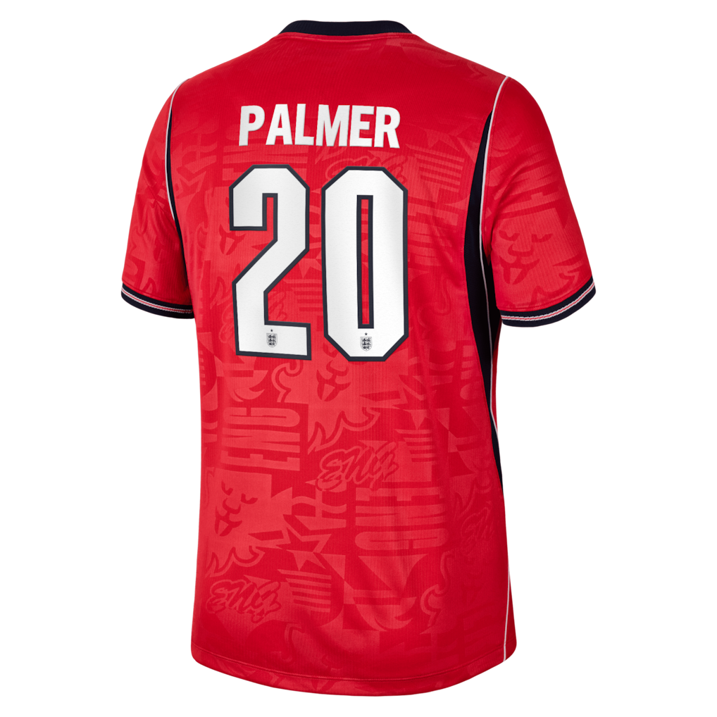 Cole Palmer England National Team Nike 2026 Away Stadium Jersey - Red