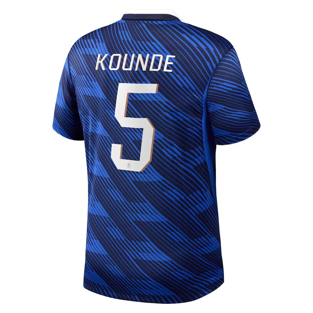 Jules Koundé France National Team Nike 2026 Home Stadium Jersey - Blue