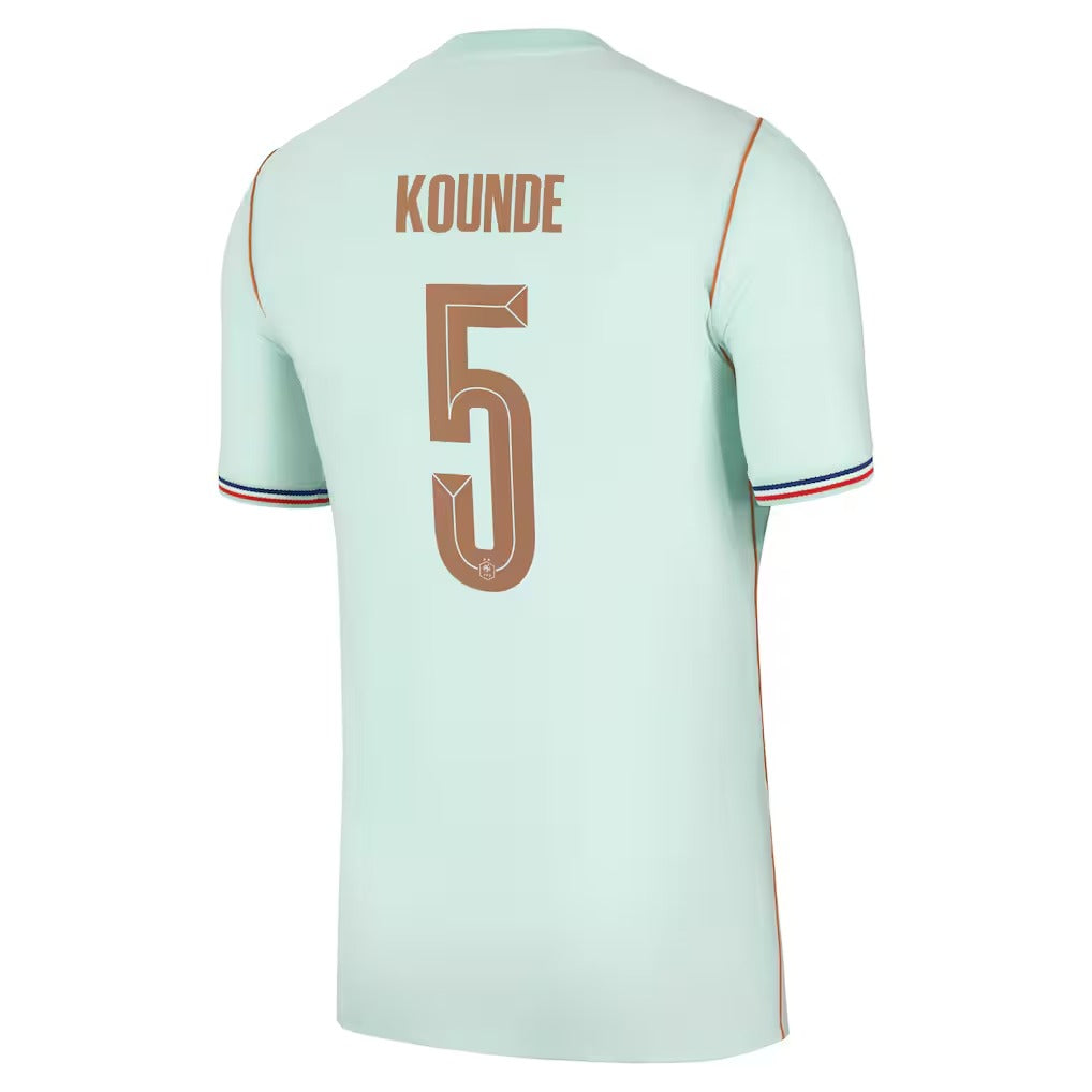 Jules Koundé France National Team Nike 2026 Away Stadium  Jersey - Green