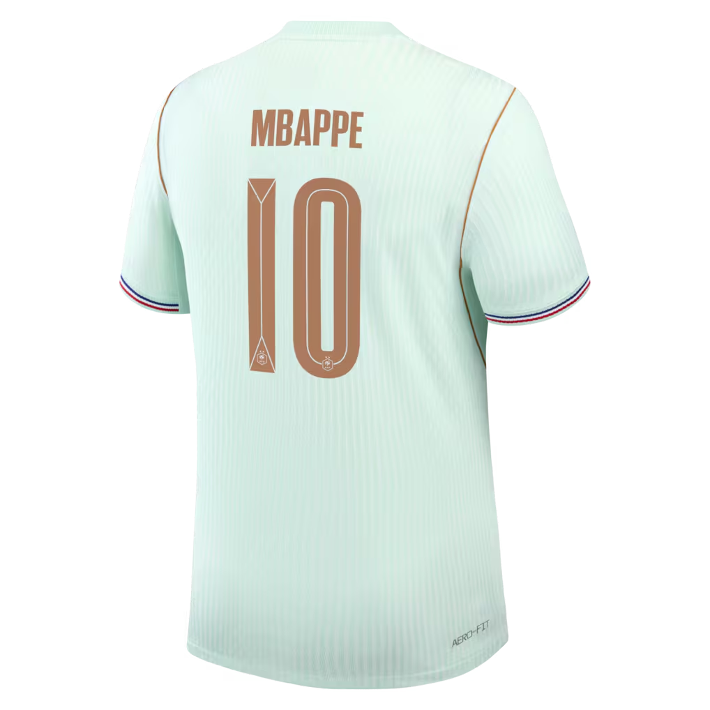 Kylian Mbappé France National Team Nike 2026 Away Match Jersey - Green