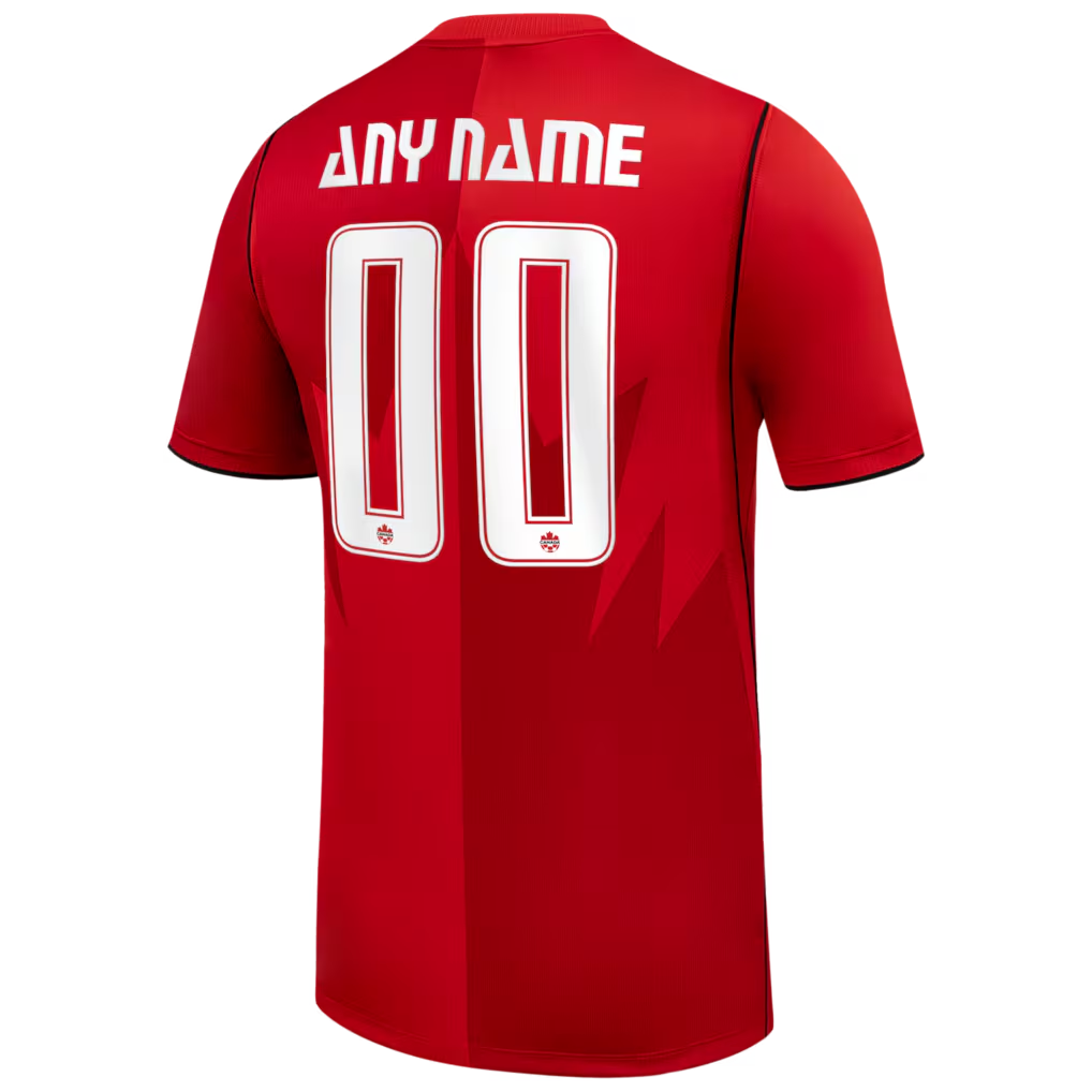 Canada Soccer Nike 2026 Home Stadium Custom Jersey - Red
