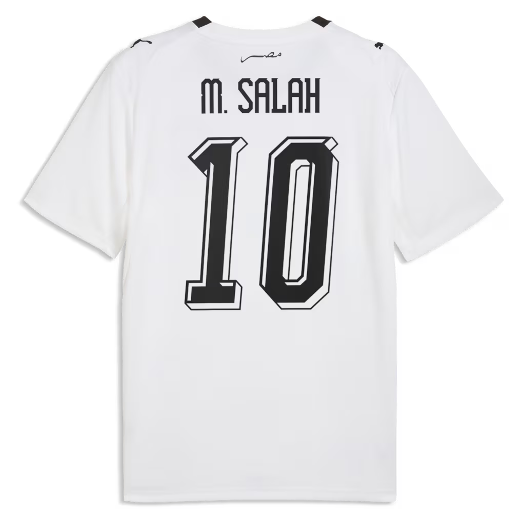 Mohamed Salah Egypt National Team Puma 2026 Away Jersey - White