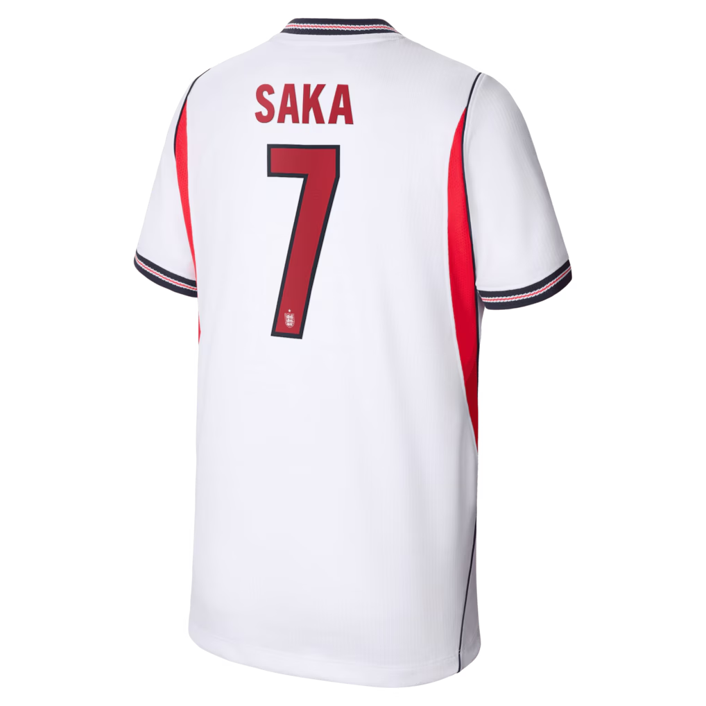 Bukayo Saka England National Team Nike Youth 2026 Home Stadium Jersey - White