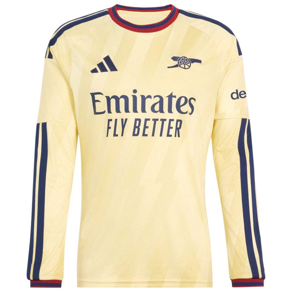 Bukayo Saka Arsenal adidas 2026/27 Third Long Sleeve Jersey - Yellow