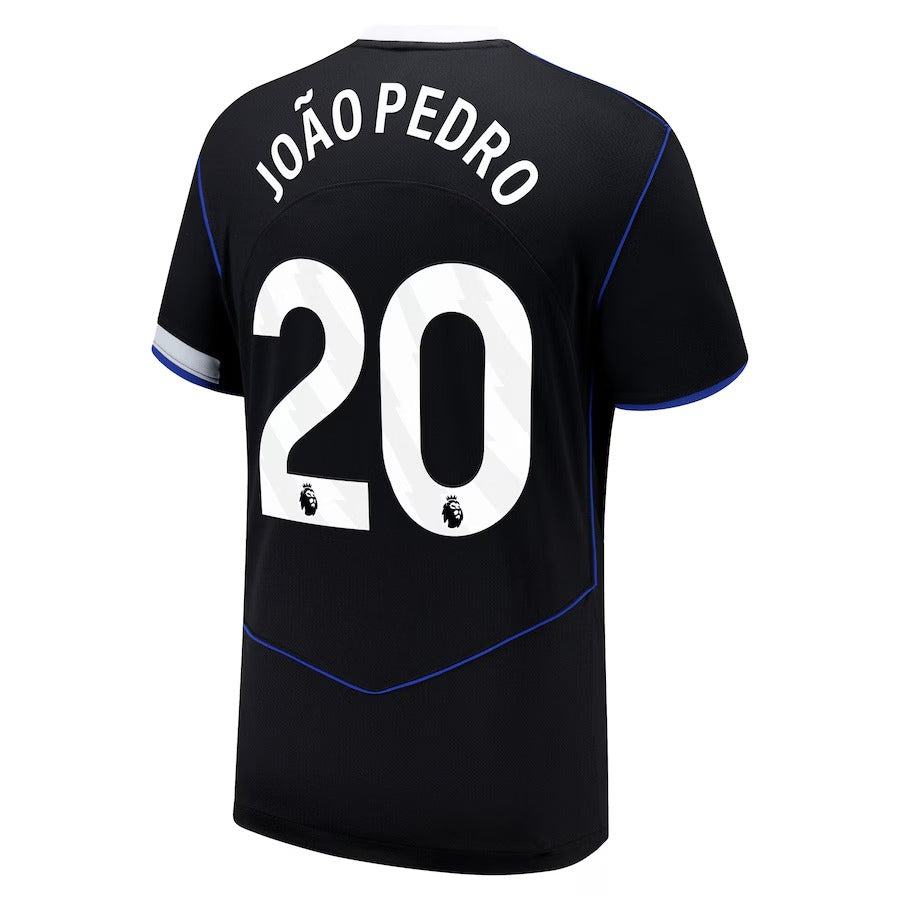 João Pedro Chelsea Nike 2025/26 Third Player Jersey - Black