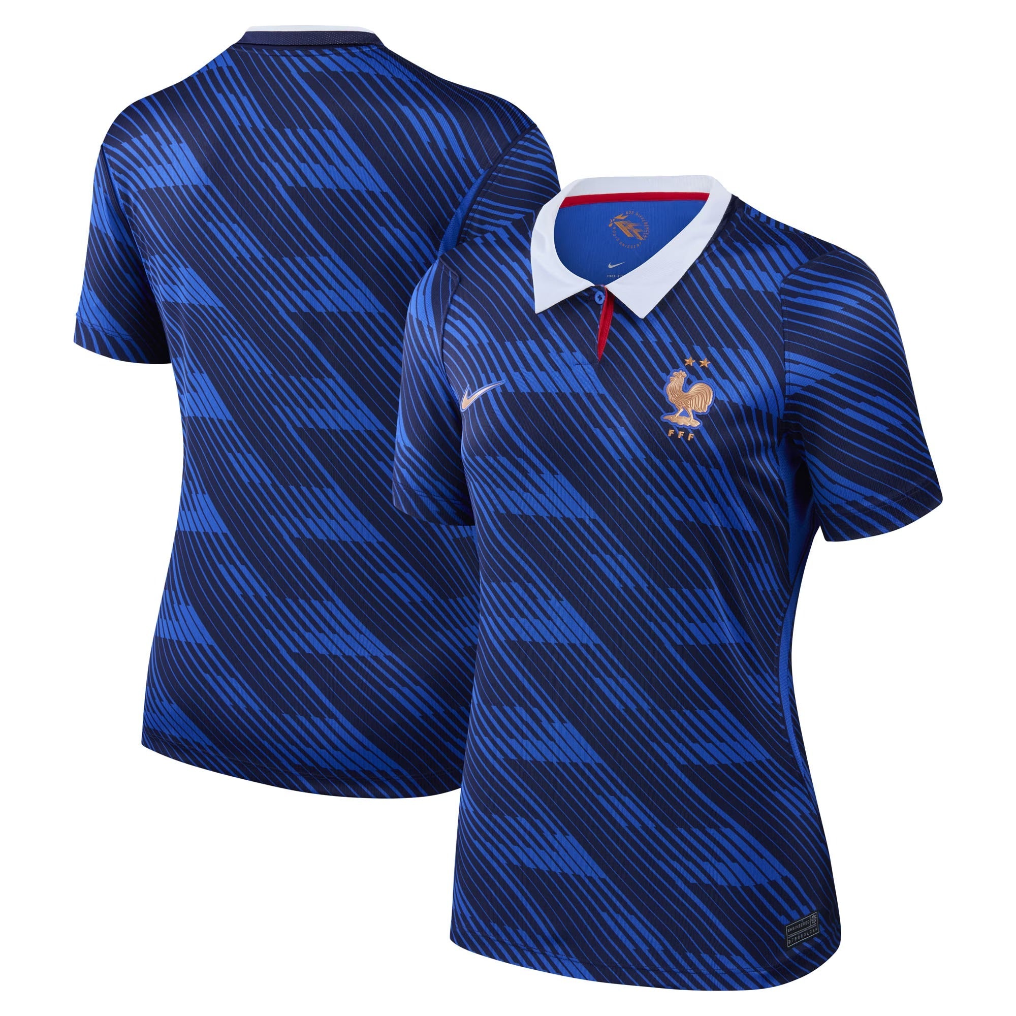 France National Team Nike Women's 2026 Home Stadium Jersey - Blue