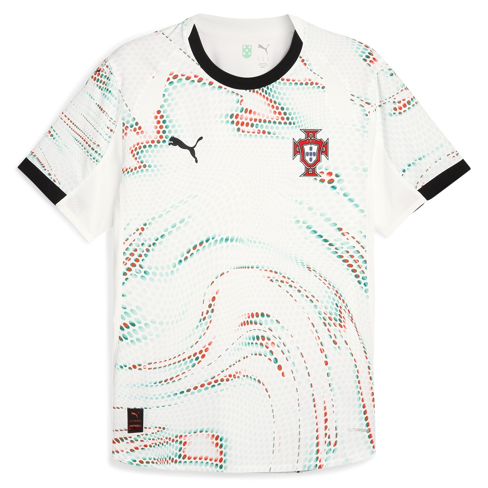 Portugal National Team Puma 2025 Away Authentic Jersey - White