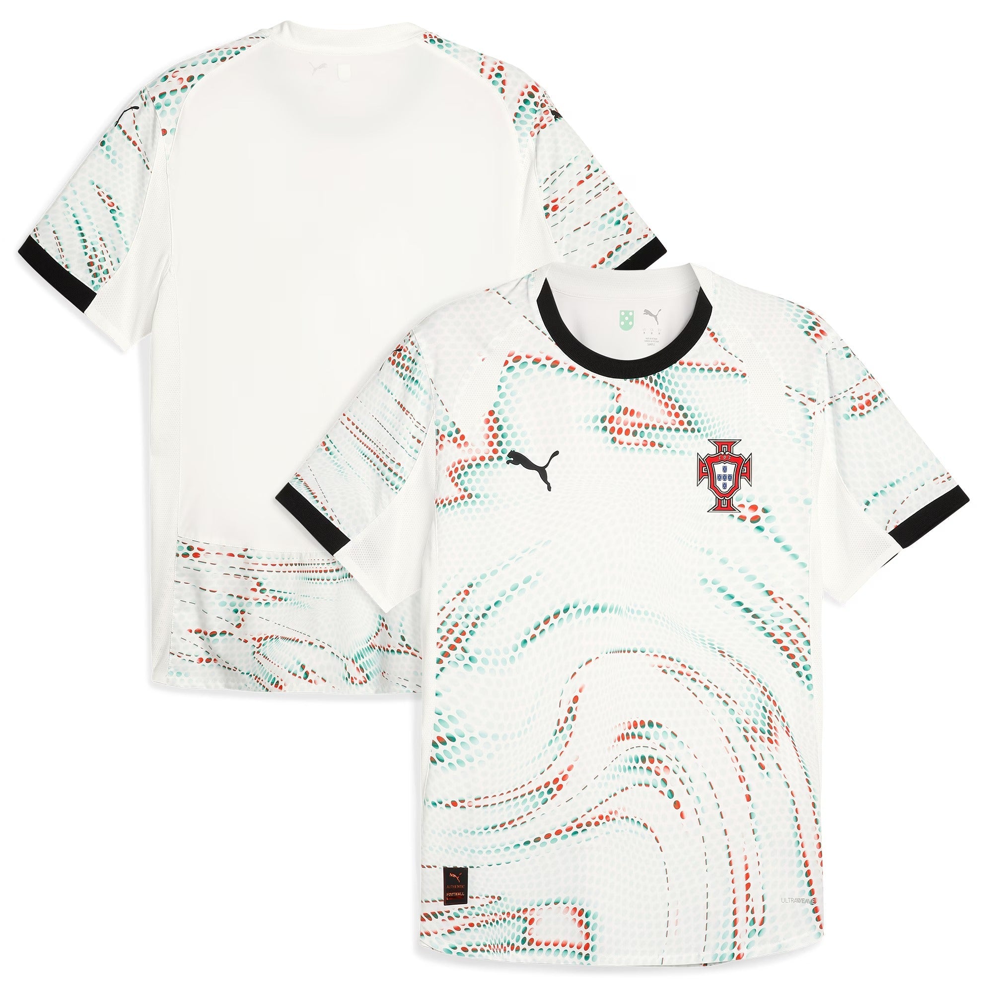 Portugal National Team Puma 2025 Away Authentic Jersey - White